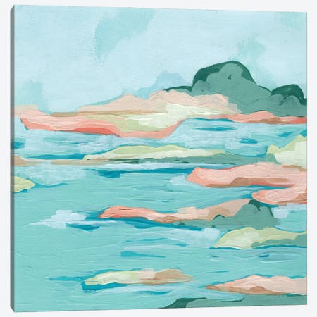 Seafoam Coast II Canvas Print #JEV2738} by June Erica Vess Canvas Art Print