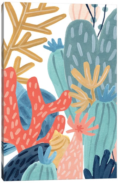 Paper Reef II Canvas Art Print - June Erica Vess