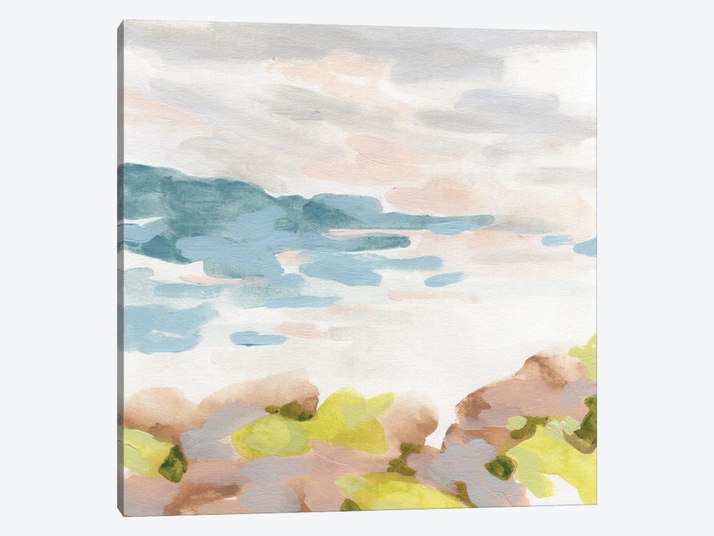 Pastel Shoreline I by June Erica Vess 1-piece Canvas Artwork