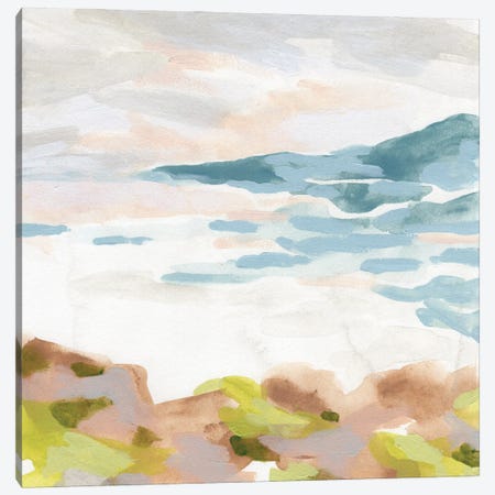 Pastel Shoreline II Canvas Print #JEV2872} by June Erica Vess Canvas Artwork
