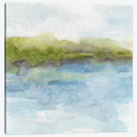 Watermark Shoreline I Canvas Print #JEV2924} by June Erica Vess Canvas Print