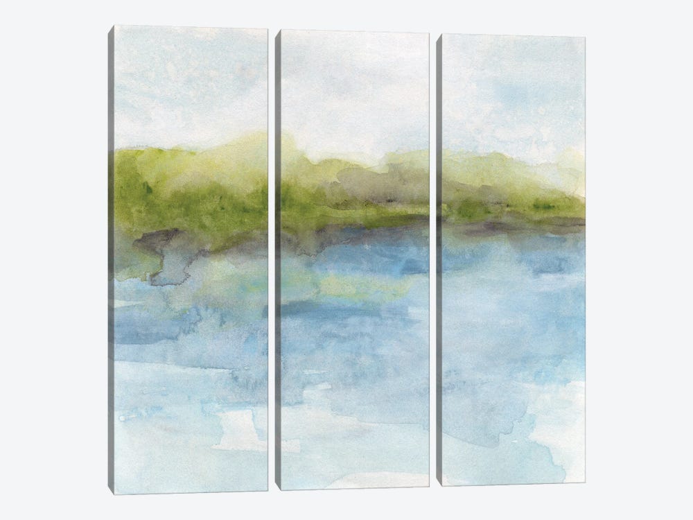 Watermark Shoreline I by June Erica Vess 3-piece Canvas Art Print