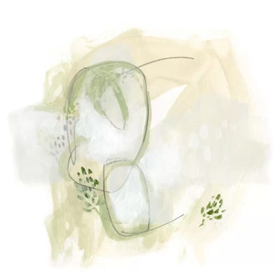 Intermezzo II by June Erica Vess metal wall art