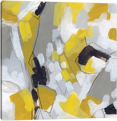 Citron Confetti I Canvas Art Print - June Erica Vess