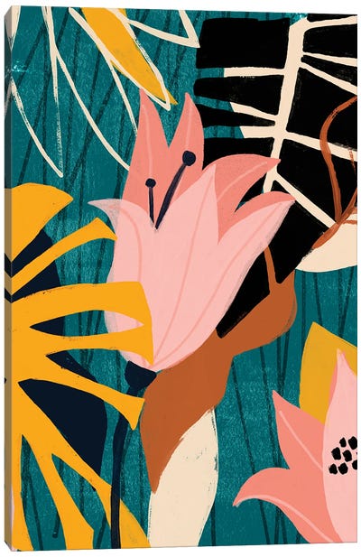 Lily Lagoon II Canvas Art Print - June Erica Vess