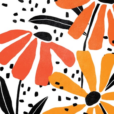 Modern Paper Garden II by June Erica Vess multi panel art