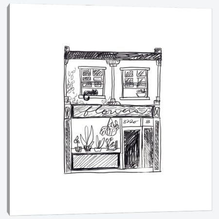 Shopfront Sketches IV Canvas Print #JEV3014} by June Erica Vess Canvas Art