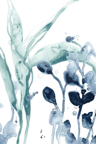 Blue Kelp I by June Erica Vess framed wall art