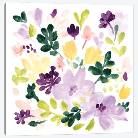 Lavender Meadow I Canvas Print #JEV3079} by June Erica Vess Art Print