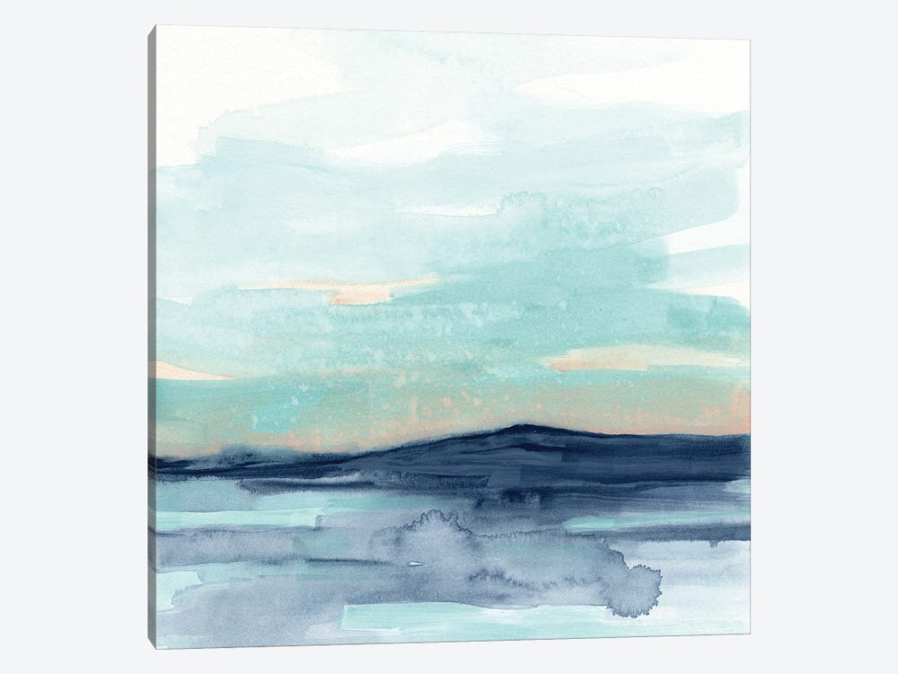 Ocean Morning Mist II by June Erica Vess 1-piece Canvas Print