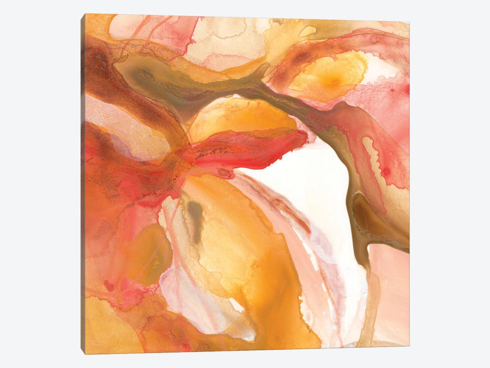 Sunset Marble III by June Erica Vess 1-piece Canvas Art