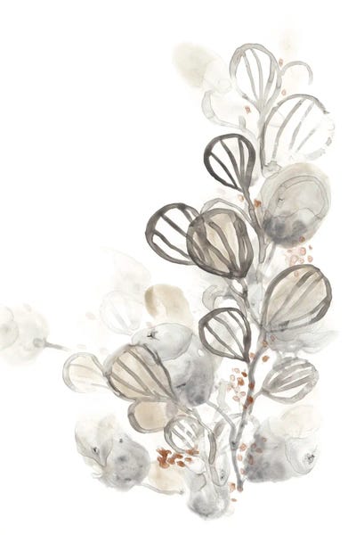 Large Minimalist Art - Canvas Prints: Neutral Botany I by June Erica Vess