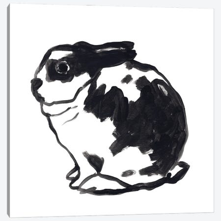 Winter Rabbit IV Canvas Print #JEV3147} by June Erica Vess Canvas Artwork