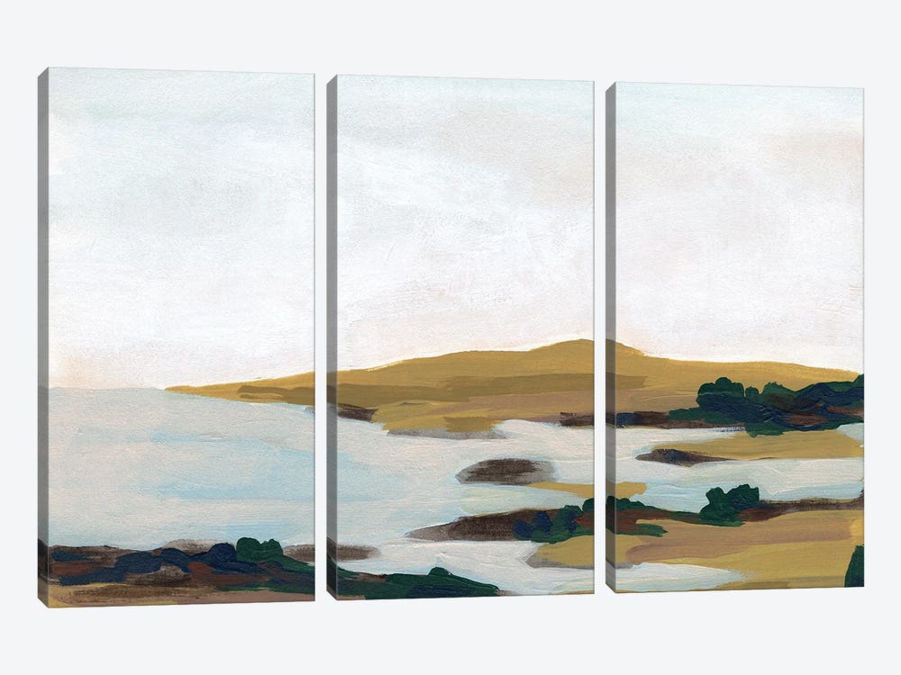 Wooded Inlet II by June Erica Vess 3-piece Canvas Artwork