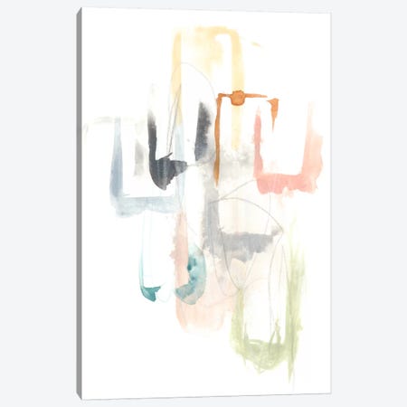 Pastel Windows I Canvas Print #JEV314} by June Erica Vess Art Print