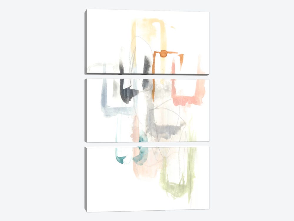 Pastel Windows I by June Erica Vess 3-piece Art Print