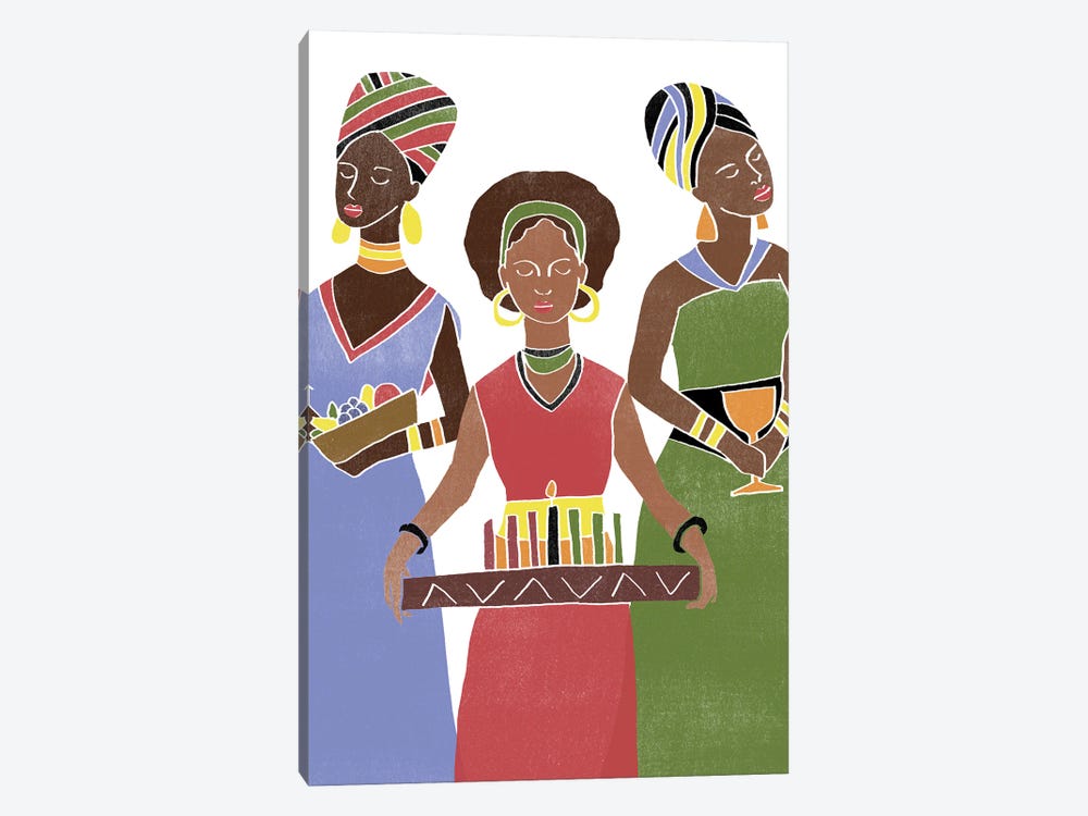 Kwanzaa Celebration Collection II 1-piece Canvas Print
