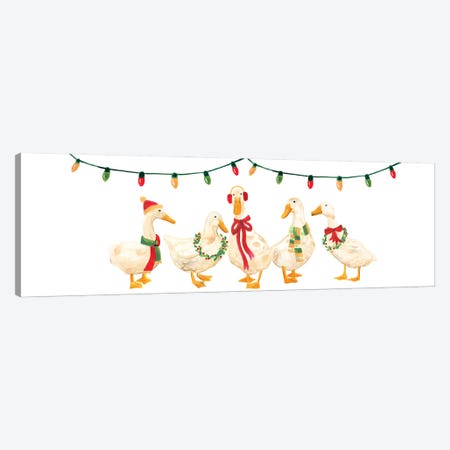 Merry Quackmas Collection IV Canvas Print #JEV3154} by June Erica Vess Canvas Print