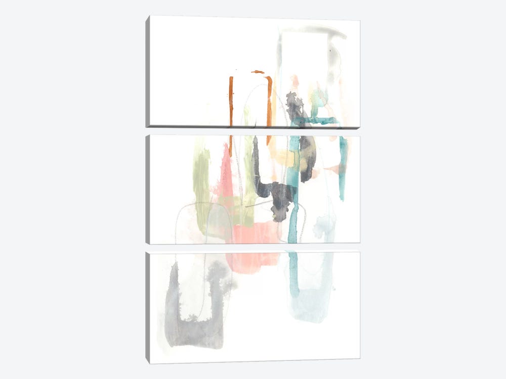 Pastel Windows II by June Erica Vess 3-piece Canvas Art