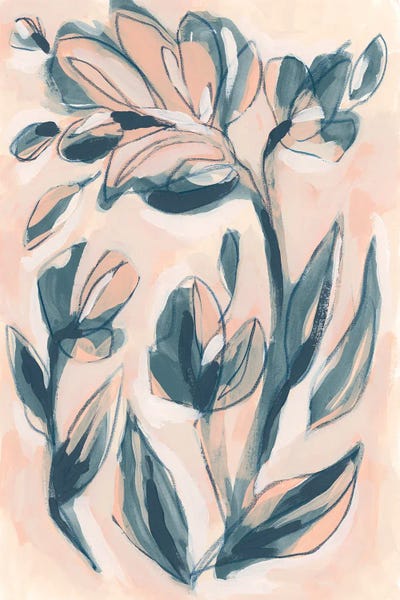 Indigo Blush Garden II by June Erica Vess canvas print