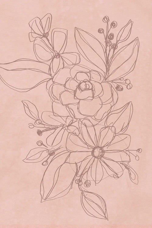 Rosetone Blossoms II by June Erica Vess wall art