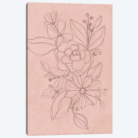 Rosetone Blossoms II Canvas Print #JEV3183} by June Erica Vess Art Print