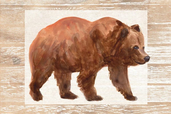 Brown Bears: Rustic Barnwood Animals III by June Erica Vess