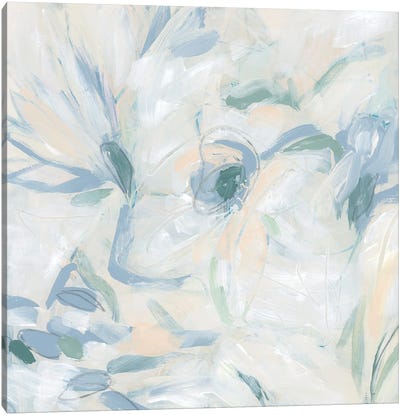 Abstract Flower Fresco I Canvas Art Print