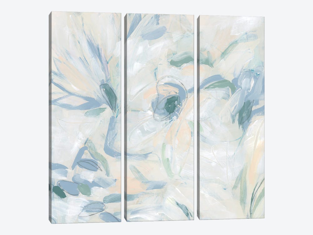 Abstract Flower Fresco I by June Erica Vess 3-piece Canvas Art