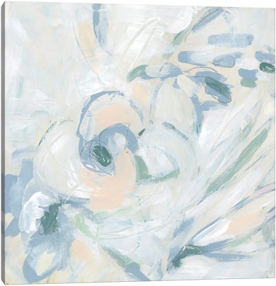 Abstract Flower Fresco II Canvas Art Print - June Erica Vess