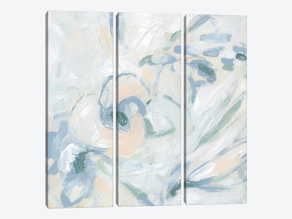Abstract Flower Fresco II by June Erica Vess 3-piece Canvas Art Print