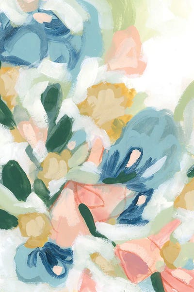 Minimalist Paintings: Abstract Garden Gestures I by June Erica Vess