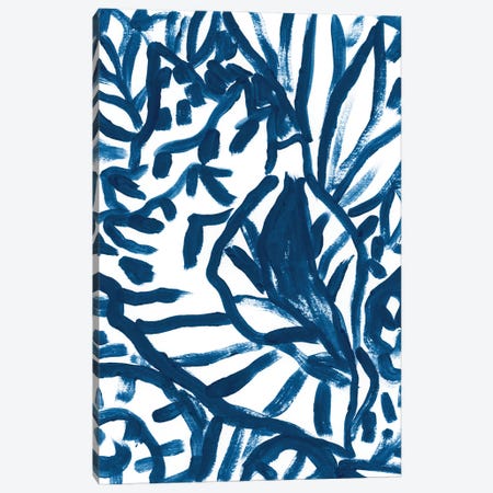 Brushy Beach Batik I Canvas Print #JEV3207} by June Erica Vess Canvas Print