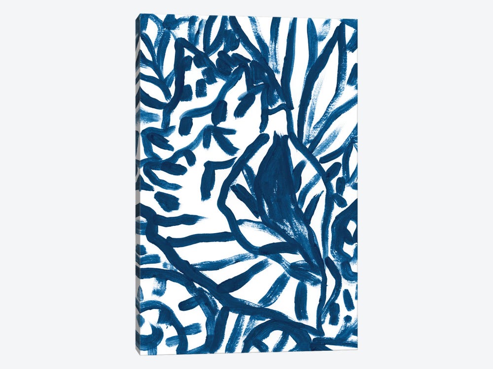 Brushy Beach Batik I by June Erica Vess 1-piece Canvas Art Print
