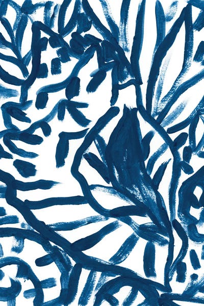 Sea Shells: Brushy Beach Batik I by June Erica Vess