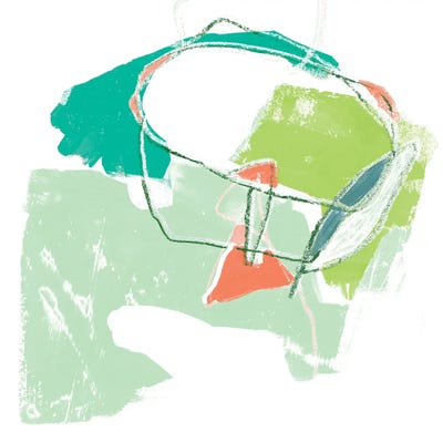 Chromatic Intent II by June Erica Vess framed wall art