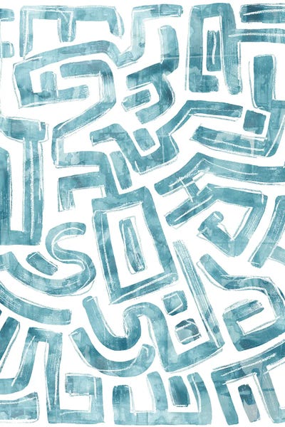 Minimalist Paintings: Labyrinth I by June Erica Vess