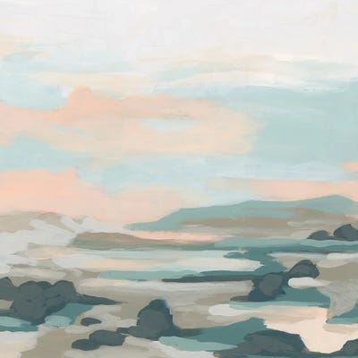 Stone Marsh Vista I by June Erica Vess multi panel art