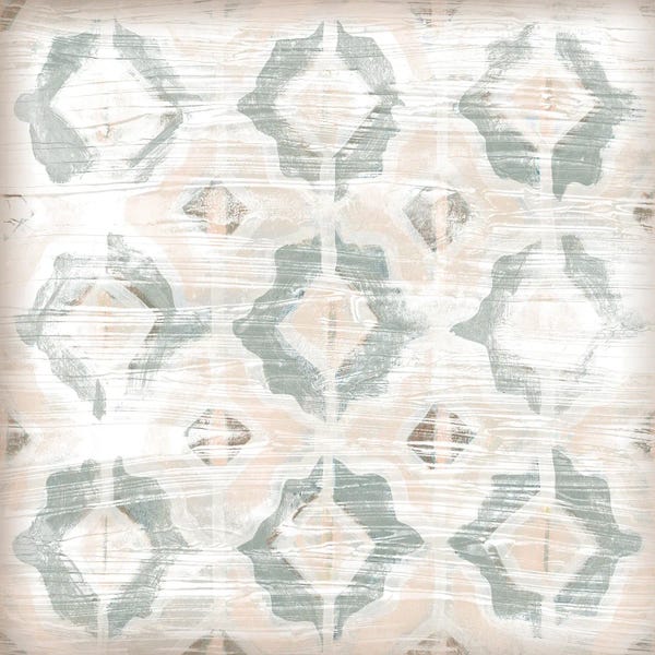 World Art Group: Vintage Blush Tile I by June Erica Vess