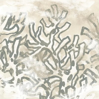 Vintage Sea Batik II by June Erica Vess canvas print