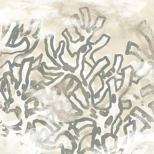 World Art Group: Vintage Sea Batik II by June Erica Vess