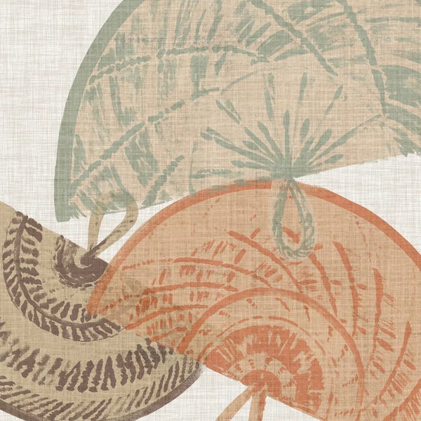 Chinese Décor: Fan Scatter I by June Erica Vess