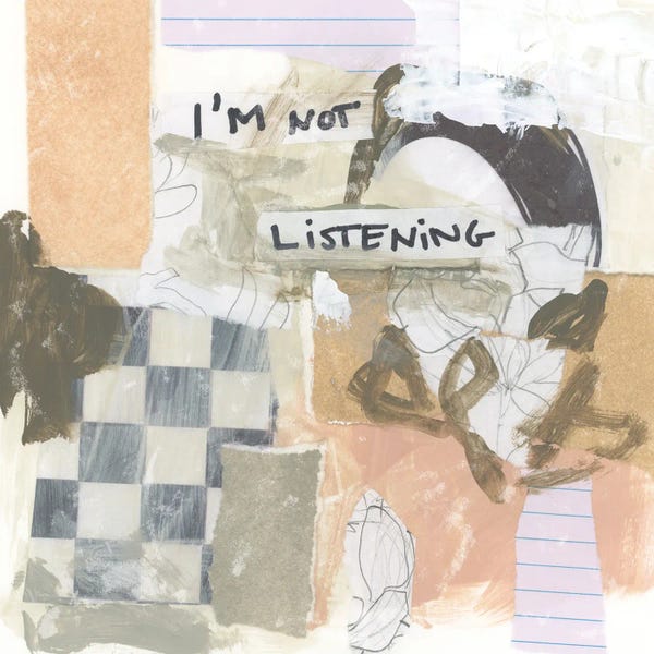 June Erica Vess: Alone Time Collage I by June Erica Vess