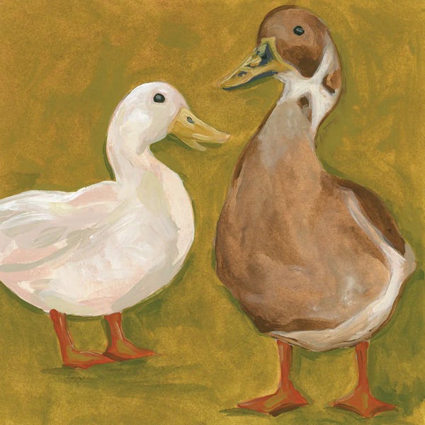 June Erica Vess: Naive Duck Pair I by June Erica Vess