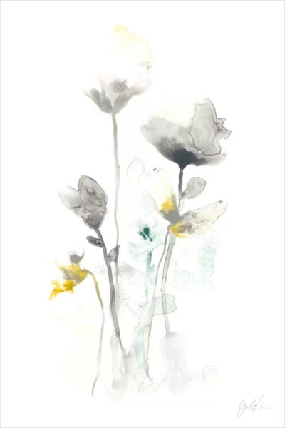 Abstract Watercolors: Stem Illusion I by June Erica Vess