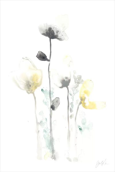 Abstract Watercolors: Stem Illusion IV by June Erica Vess