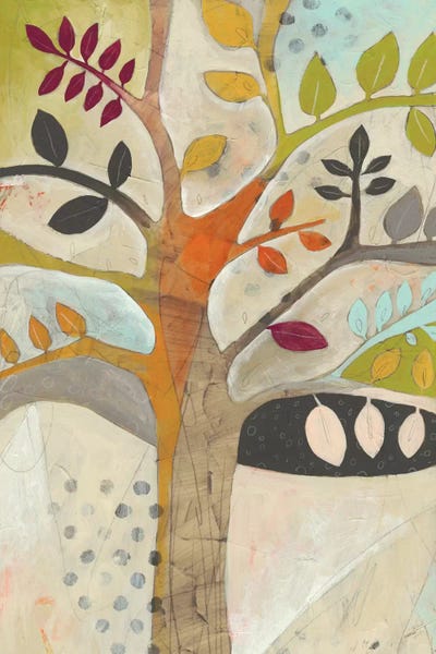 Forest Spectrum I by June Erica Vess multi panel art