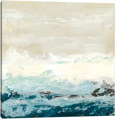 Coastal Currents I Canvas Art Print - Coastal & Ocean Abstract Art