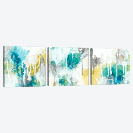 Aquatic Atmosphere Triptych Canvas Print Set #JEV3HSET006} by June Erica Vess Canvas Print