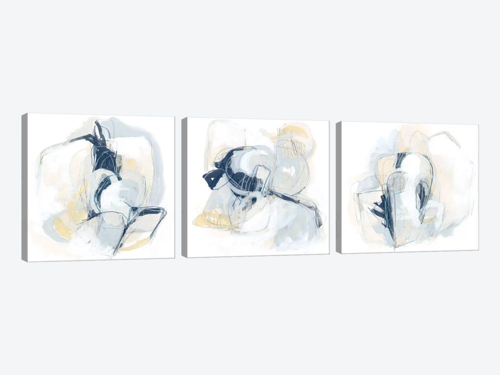 Ciudad Triptych by June Erica Vess 3-piece Canvas Art